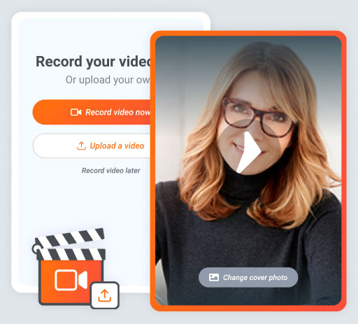 Graba o sube un vídeo.